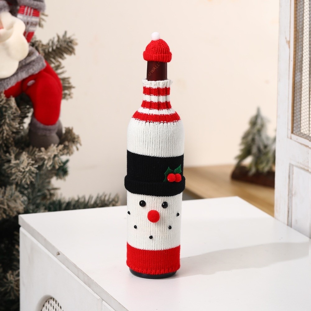 Knitted Wine Bottle Cover with - огляд і ціна Wine Beer Hat