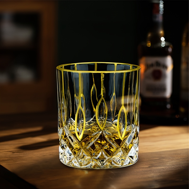 Whiskey Glass Gold Line Wine W - огляд і ціна Whisky Beer And Wine