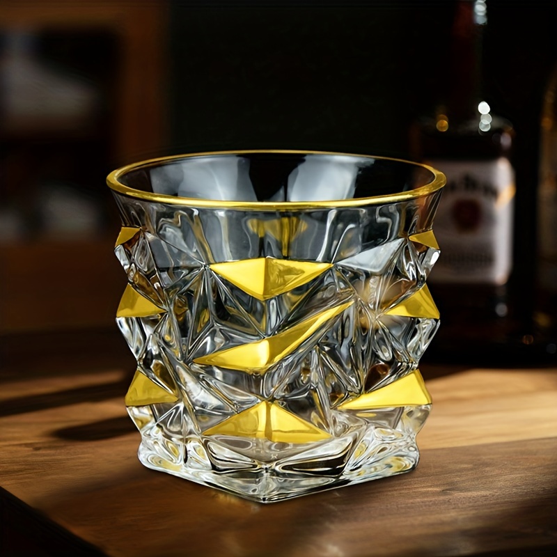 Whiskey Glass Gold Line Wine W - огляд і ціна Whisky Beer And Wine