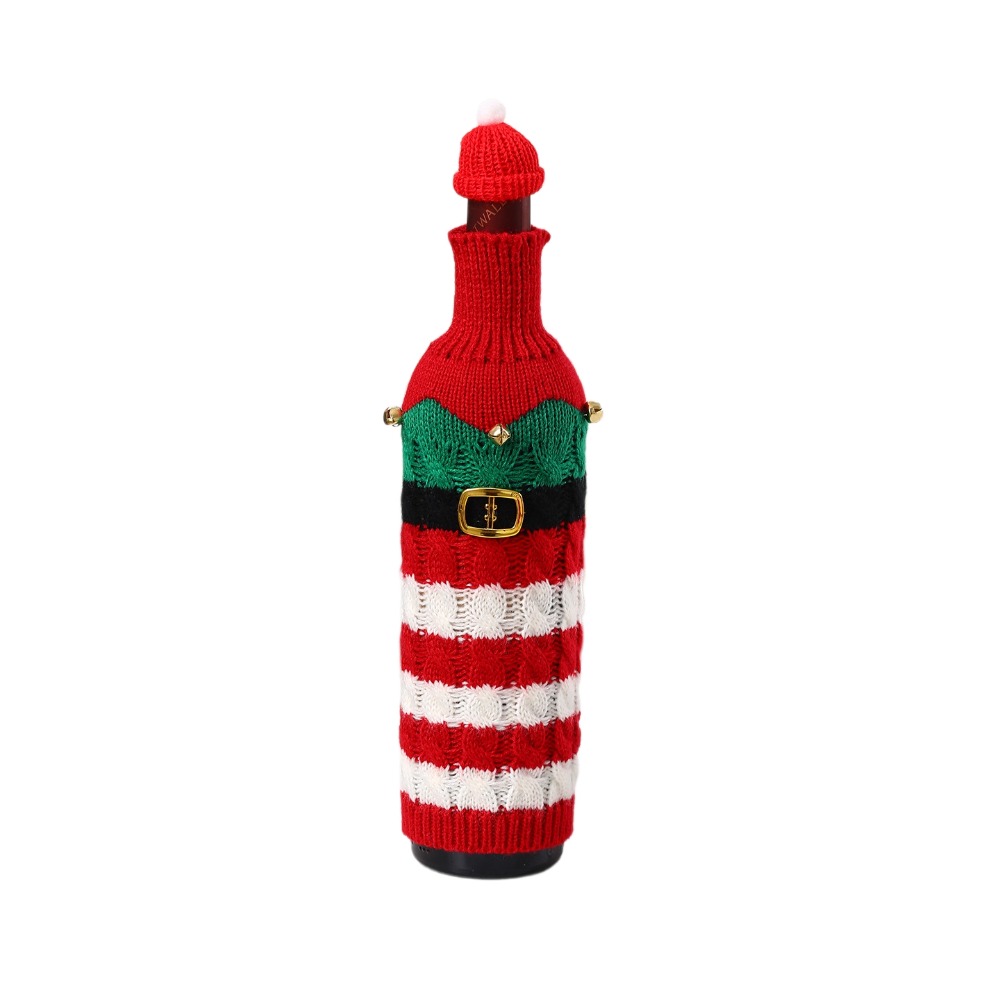 Knitted Wine Bottle Cover with - огляд і ціна Wine Beer Hat