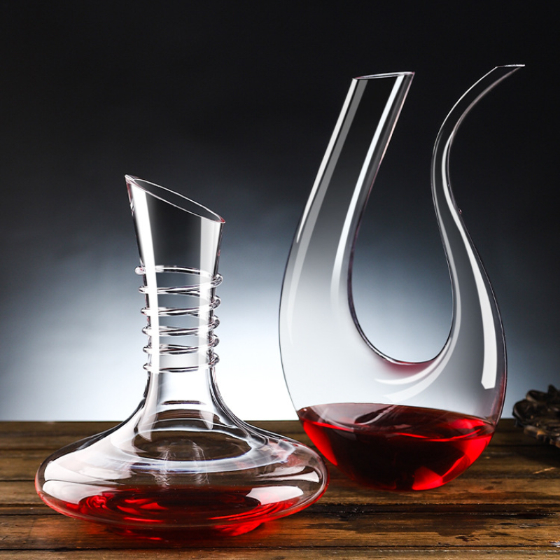 Crystal Glass Wine Decanter Lu - огляд і ціна Wine Aerator Pour